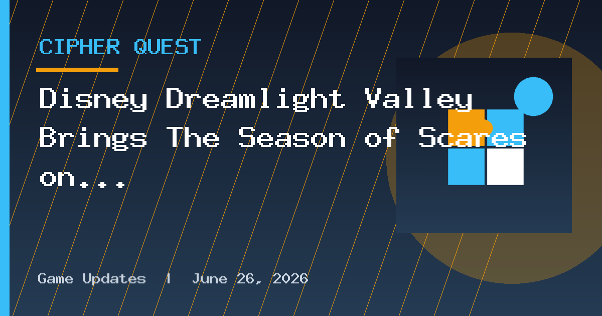 Disney Dreamlight Valley Brings The Season of Scares on September 23