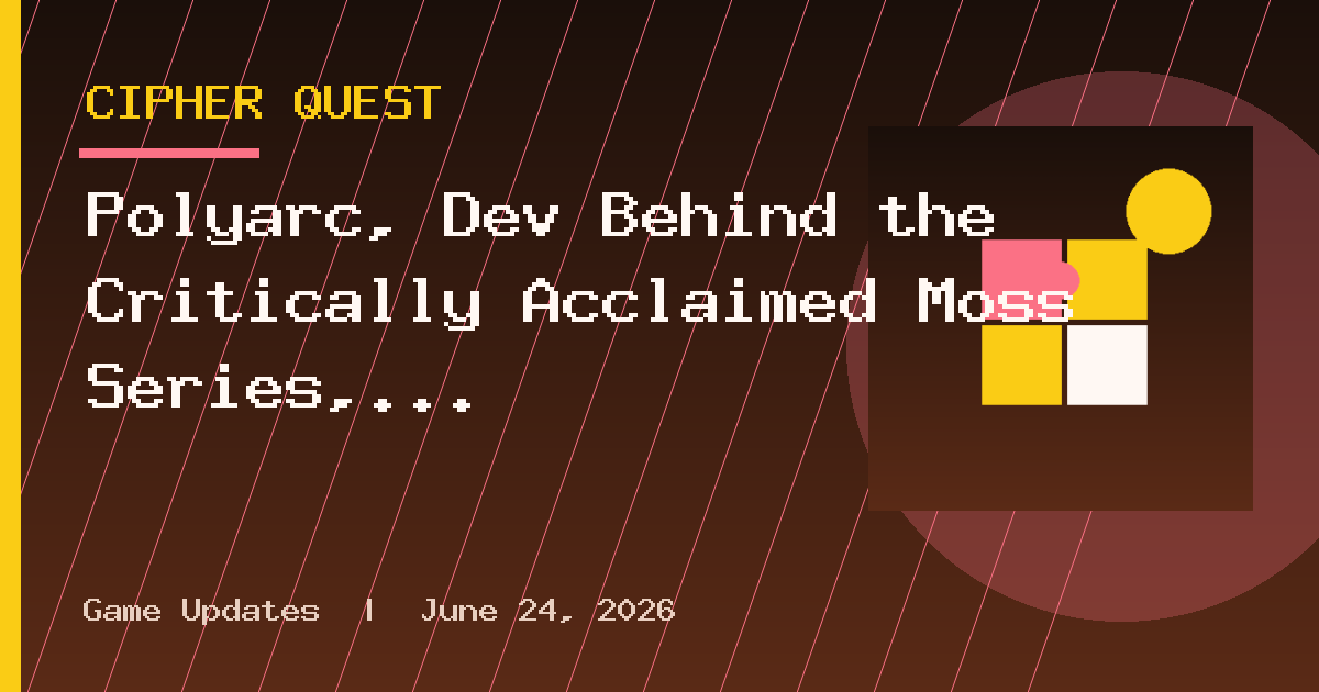 Polyarc, Dev Behind the Critically Acclaimed Moss Series, Is Shutting Down