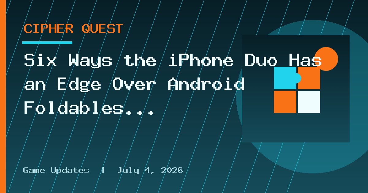 Six Ways the iPhone Duo Has an Edge Over Android Foldables