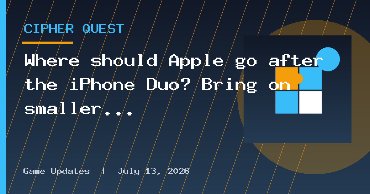 Where should Apple go after the iPhone Duo? Bring on smaller and larger